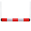 MORION Limiteur de hauteur plastique - Ø 100 x 950 mm - rouge/blanc