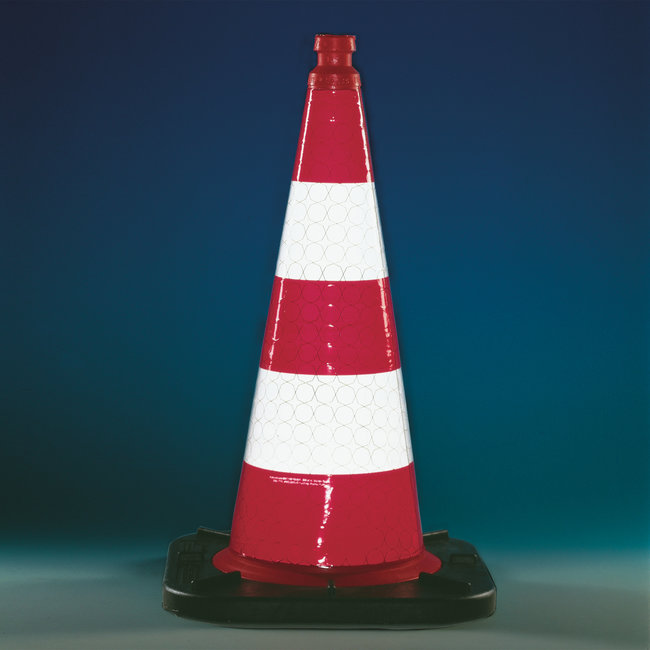 MORION Reflexkegel 500 mm - rood/wit