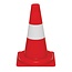 Cône en PVC – 350 mm – rouge/blanc – non réfléchissant