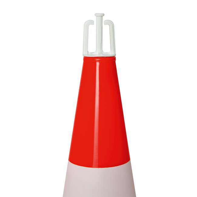 Set de cônes en PVC – 750 mm – rouge/blanc – non réfléchissant
