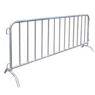 MORION Barières de chantier acier - 2500 x 1100 mm - galvanisé à chaud