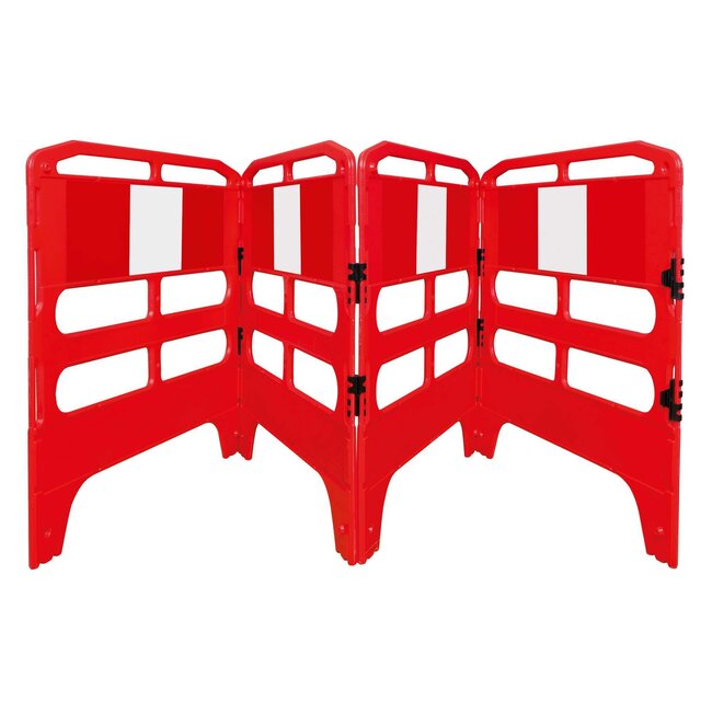 MORION Grille de protection - 1000 x 1000 x 1000 mm - rouge/blanc