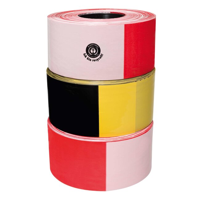 MORION afzetlint - 80 mm - 500 m - rood/wit