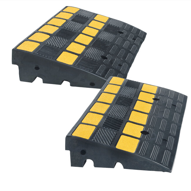 MORION Rampe d'accès - 600 x 150 x 360 mm - noir/jaune