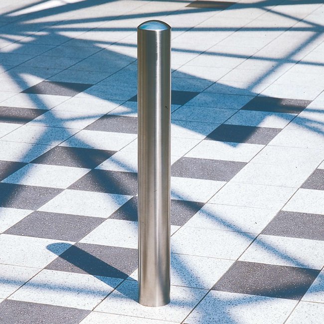 CITY Borne en inox BERLIN – 1200 x Ø 108 mm – à bétonner