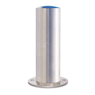 CITY Borne en inox BERLIN XL – 600 x Ø 204 mm – sur platine