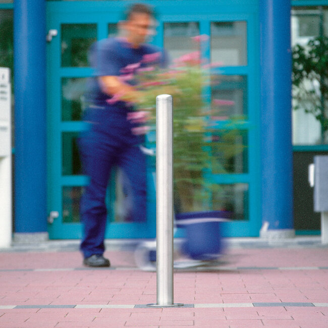 CITY RVS paal MILANO - 1185 x Ø 60 mm - inbetonneren