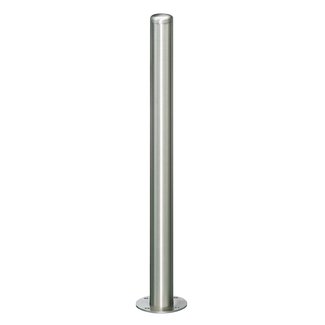 CITY Borne en inox MILANO – 931 x Ø 60 mm – sur platine