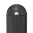CITY paal WIEN - 1250 x Ø 108 mm - uitneembaar - cilinderslot - 1 kettingoog