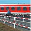 MORION URBAN balustrade - paal - 1330 x Ø 60 mm - rood/wit - betonneren