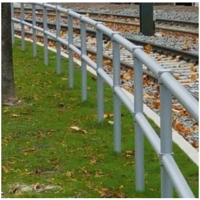 MORION URBAN système de rambardes - tube fixe - 1330 x Ø 60 mm - galvanisé - à bétonner