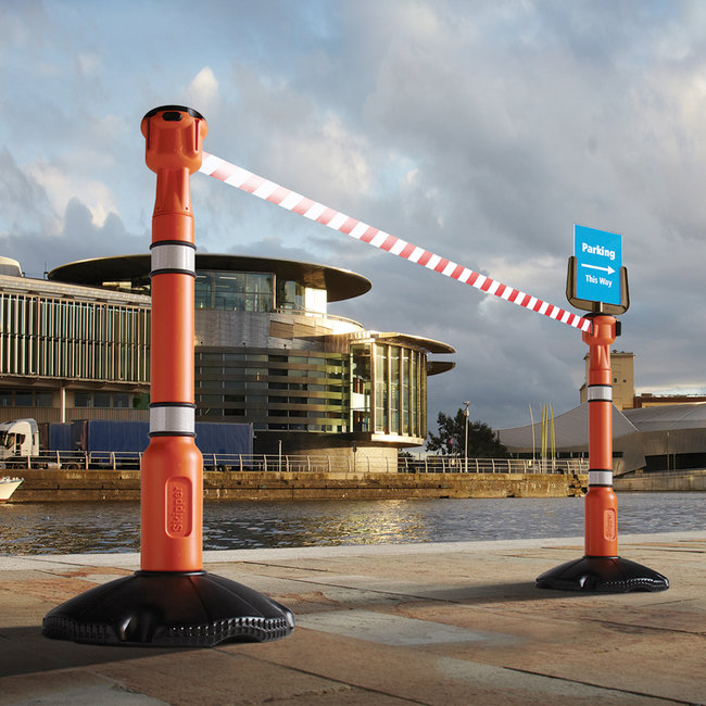 SKIPPER Poteau plastique pour sangle de cône - 1000 mm