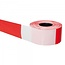 MORION Ruban de signalisation - 80 mm - 500 m - rouge/blanc