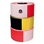 MORION Ruban de balisage en polyéthylène recyclé – 80 mm – 500 m – rouge/blanc