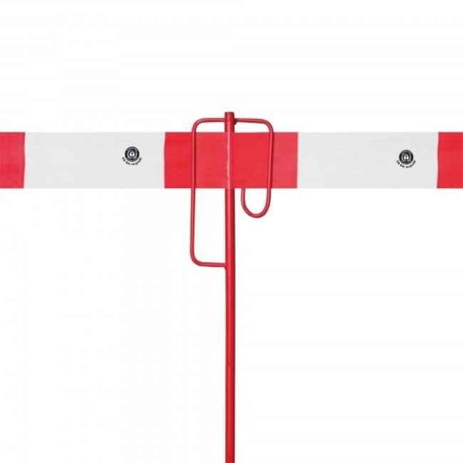 Grondpen/piket voor afzetlint - 14 mm - rood