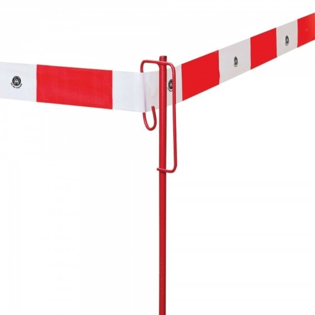 Grondpen/piket voor afzetlint - 14 mm - rood