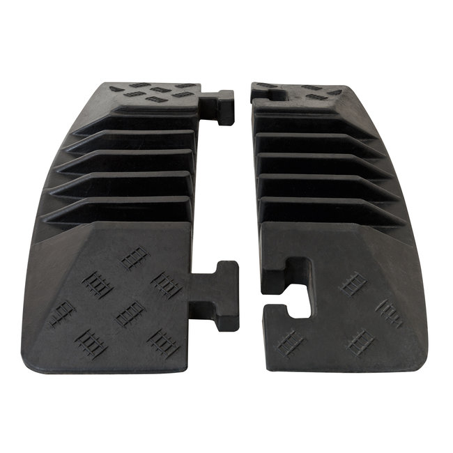 MORION medium kabelbeschermer - eindstuk vrouw - zwart/geel