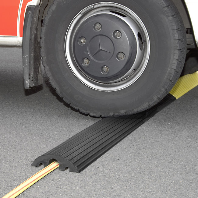 MORION Protège-câble petite - 1200 x 210 x 65 mm - noir