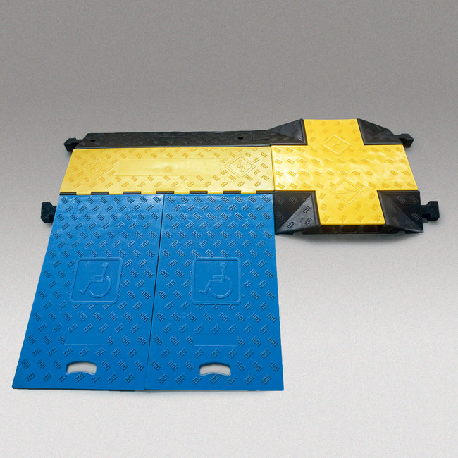 MORION Rolstoel drempelhulp-set voor kabelbruggen - 880 x 744 x 75 mm