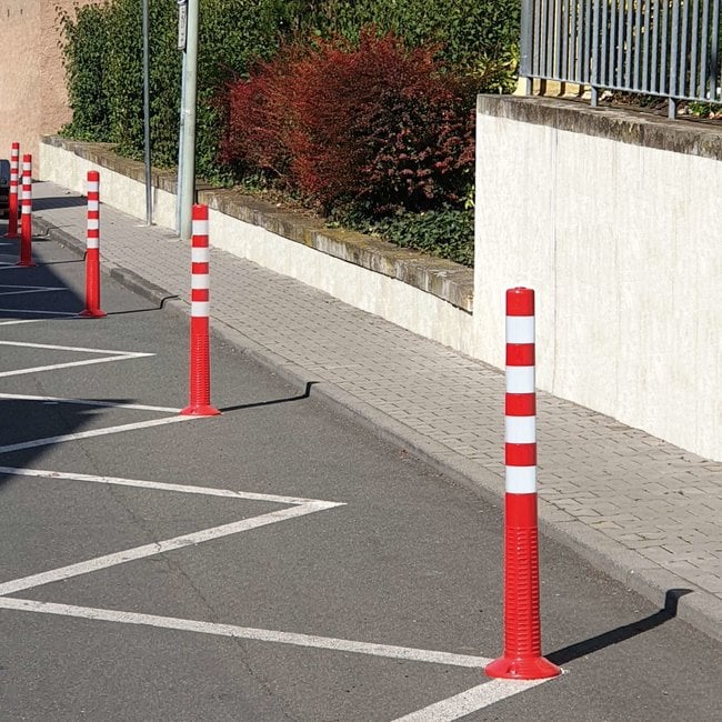 ComeBack balise auto relevable - 1000 mm - rouge/blanc