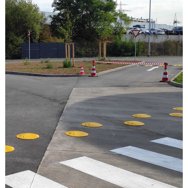 TOPSTOP Er - Ø 500 x 70 mm - deux parties - jaune