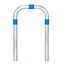 CITY Arceau de protection - 800 x 500 x Ø60 mm - à bétonner - galvanisé - bleu réfléchissant