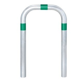 CITY Arceau de protection - 800 x 500 x Ø60 mm - à bétonner - galvanisé - vert réfléchissant