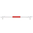 MORION modulaire balustrade - dwarsligger - 1000 x Ø 48 mm - rood/wit