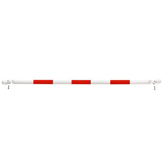 MORION modulaire balustrade - dwarsligger - 2000 x Ø 60 mm - rood/wit