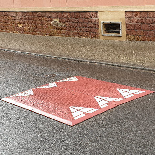 GAMMA Berlijns kussen - 2000 x 1800 x 65 mm - rood