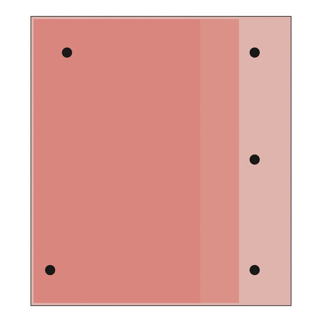 GAMMA Coussin Berlinois 3000 x 1800 x 65 mm - rouge