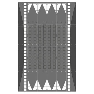 GAMMA Plateaux traversants - SET A - 4000 x 2700 x 80 mm