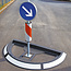 GAMMA Poteau de signalisation – 1550 x Ø 60 mm – avec platine