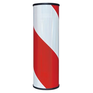 GAMMA Tube réfléchissant – 500 x Ø 160 mm – rouge/blanc – droit