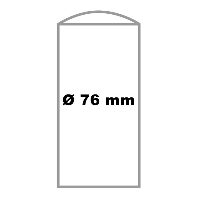 CITY Borne en inox BERLIN – 900 x Ø 76 mm – sur platine