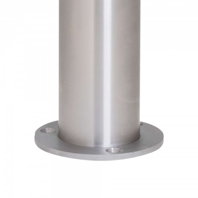 CITY RVS paal BERLIN 45 - 900 X Ø 108 mm - op voetplaat