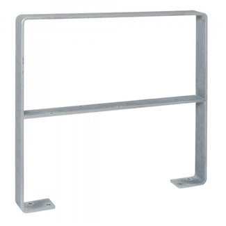 CITY Arceau d'appui GILA - 800x800x70 mm - sur platine - barre de genou - galvanisé