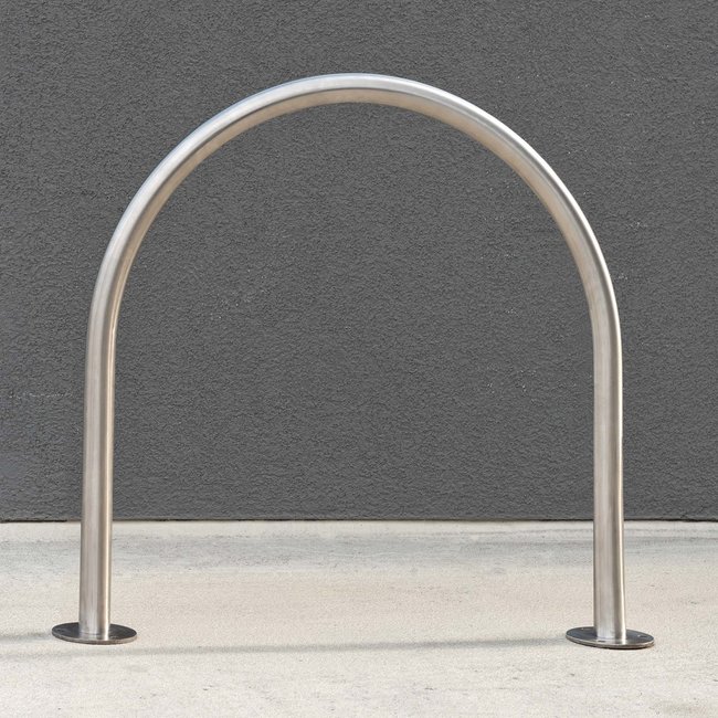 CITY Arceau DE RONDE - 850 x 850 x 48 mm - sur platine - acier inoxydable