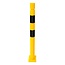 BLACK BULL rampaal FLEX - op voetplaat - Ø 80 mm - TPU - geel zwart