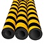 MORION Stootrand buis Ø 25 mm - 360° - 1000 mm - geel/zwart