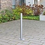 CITY Poteau inox MILANO – 925 x Ø 76 mm – basculant – serrure à cylindre