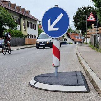 Verkeersbord D02 - voor Gamma Verkeerseiland