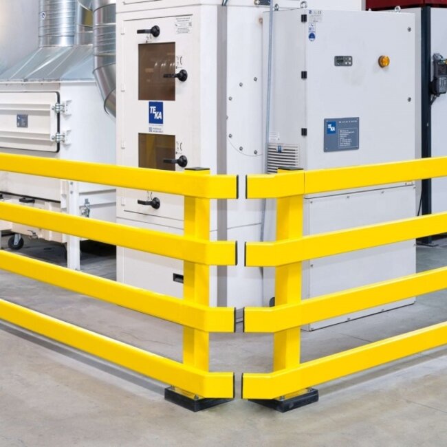 BLACK BULL Magazijn Geleidrail XL 1000 mm, standpaal, gecoat