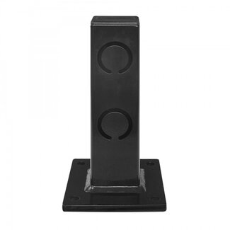 BLACK BULL Glissière de sécurité ECO – Poteau de début/fin – revêtu