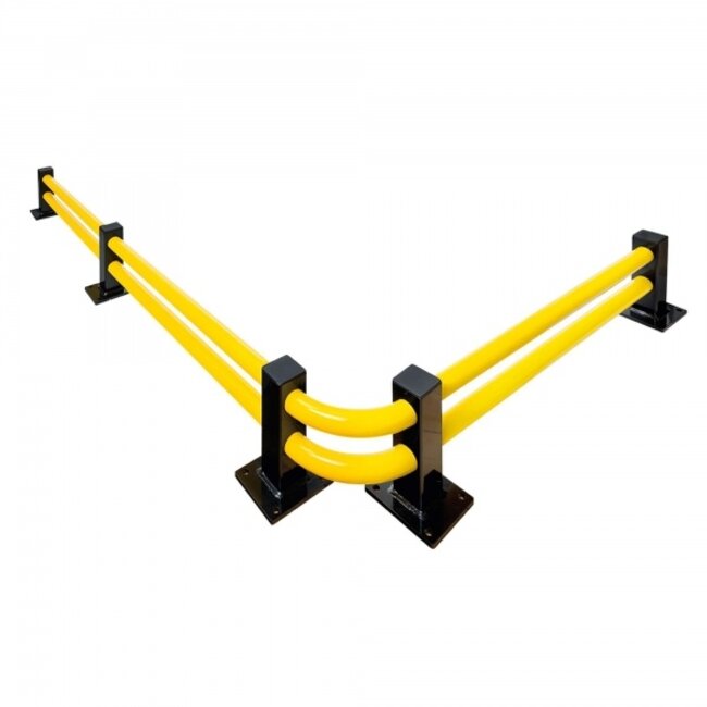 BLACK BULL Glissière de sécurité ECO - tube d'angle - revêtu