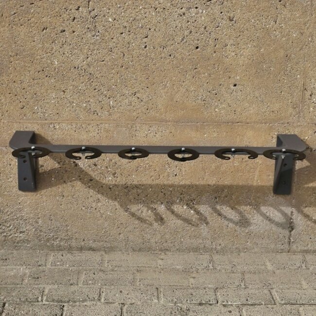 CITY Support mural pour 6 steps - galvanisé