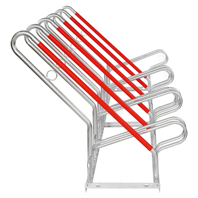 CITY Fietsenrek met beugels HYBRID voor 6 fietsen