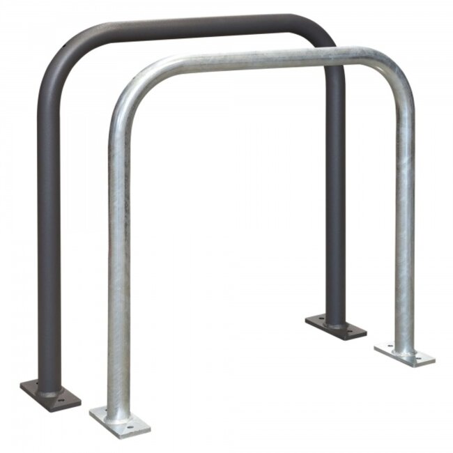 CITY Arceau vélo SPRINT - 800 x 600 x 48 mm - sur platines - galvanisé RAL 7016