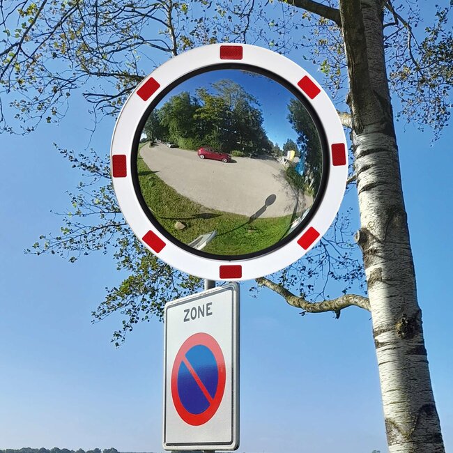 DURABEL ECO - RVS verkeersspiegel - Ø 800 mm