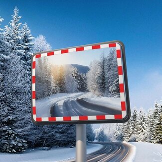 DURABEL BASIC Icefree miroir de circulation - entièrement en inox - 450 x 600 mm